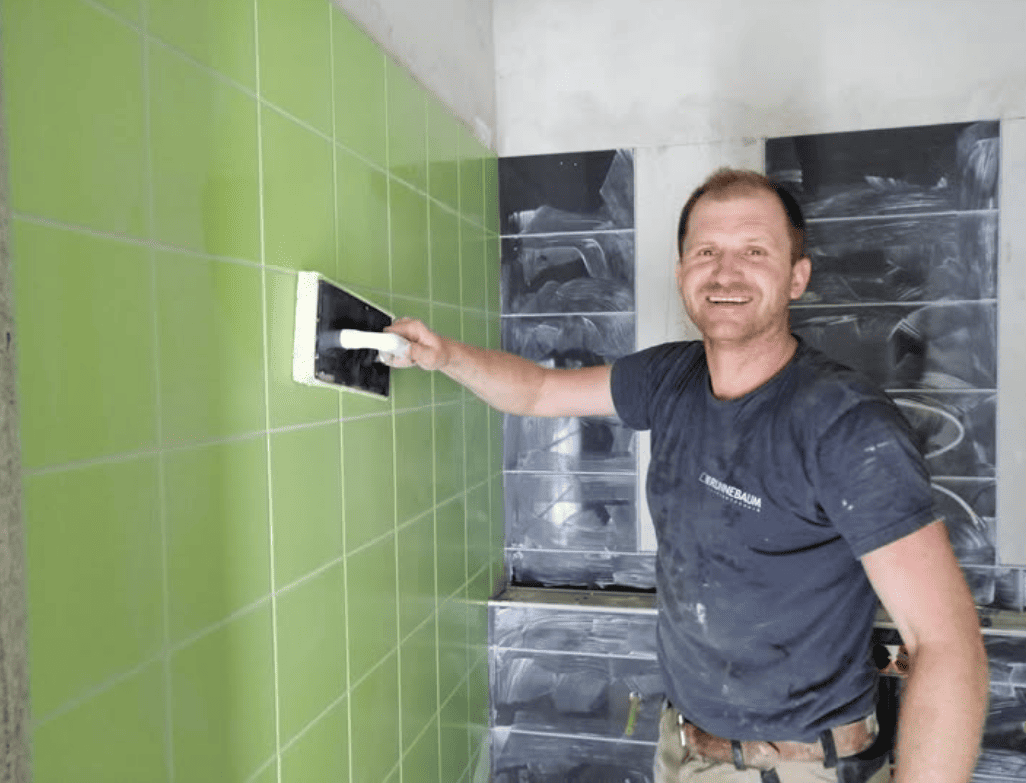 Oliver Runnebaum bei der Arbeit